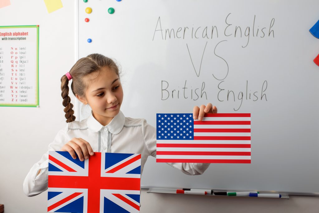 inglês americano inglês britânico